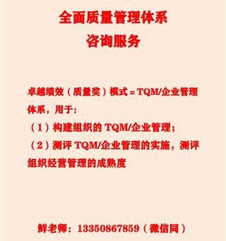 /卓越绩效评价咨询服务